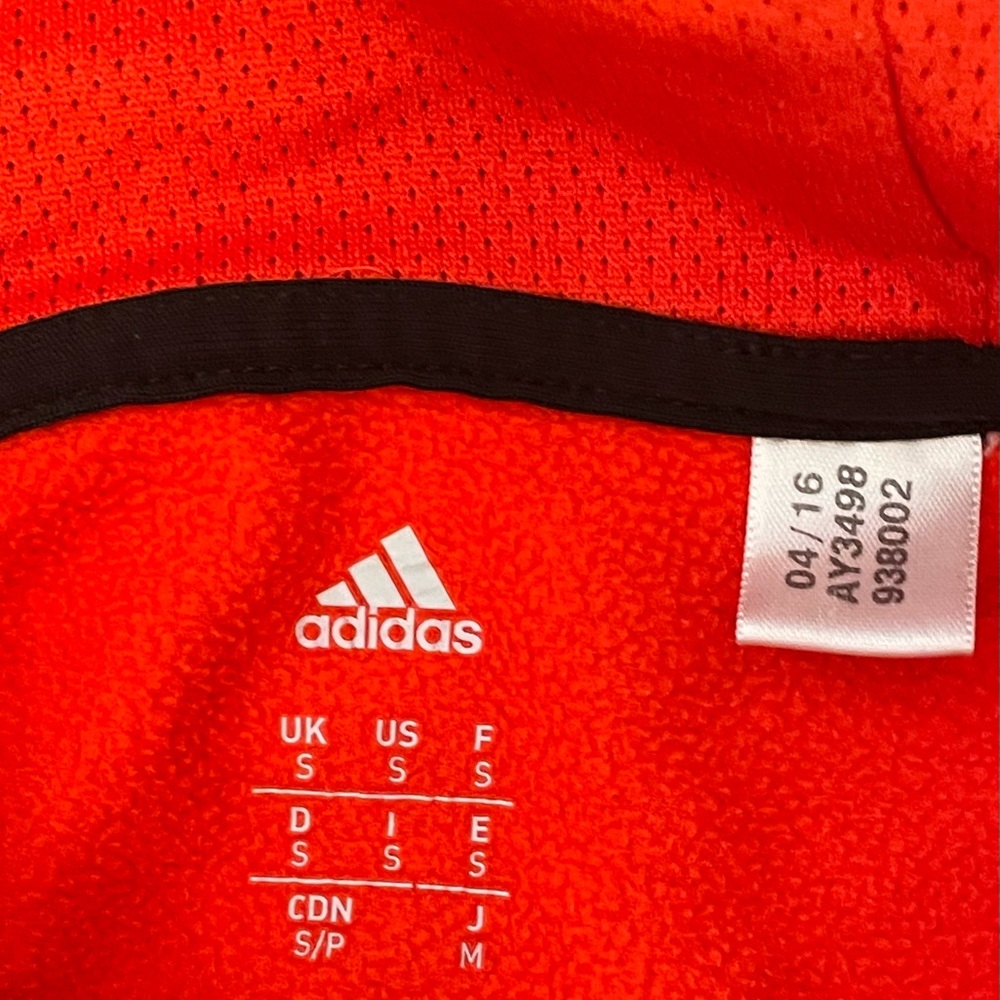 Adidas Men's Orange Hoodie - Picture 8 of 10